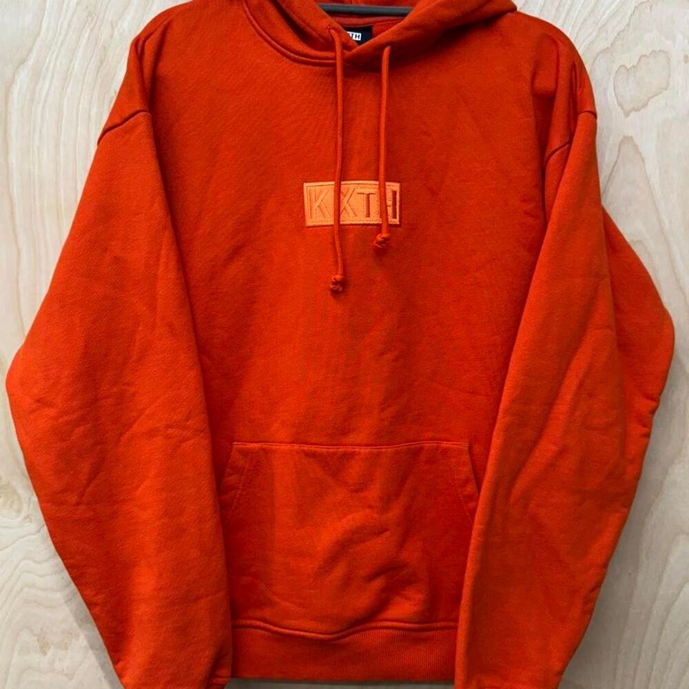Kith Men's Orange Hoodie